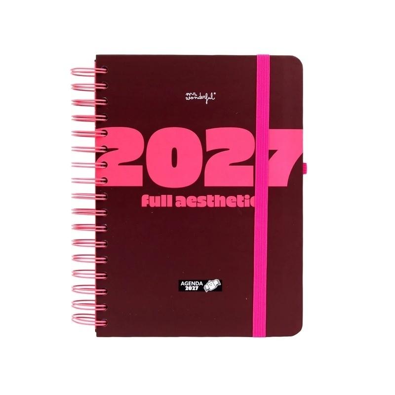 AGENDA MR WONDERFUL ANUAL  PEQUEÑA SEMANAL 2027 - FULL AESTHETIC