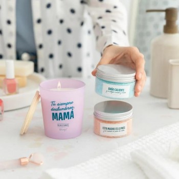 KIT DE MIMOS PARA MAMÁ - SALES Y BOMBA DE BAÑO + VELA