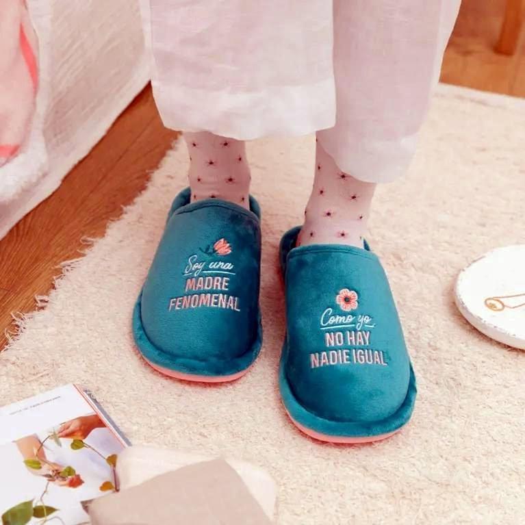 ZAPATILLAS DE CASA - SOY UNA MADRE FENOMENAL, COMO YO NO HAY NADIE IGUAL