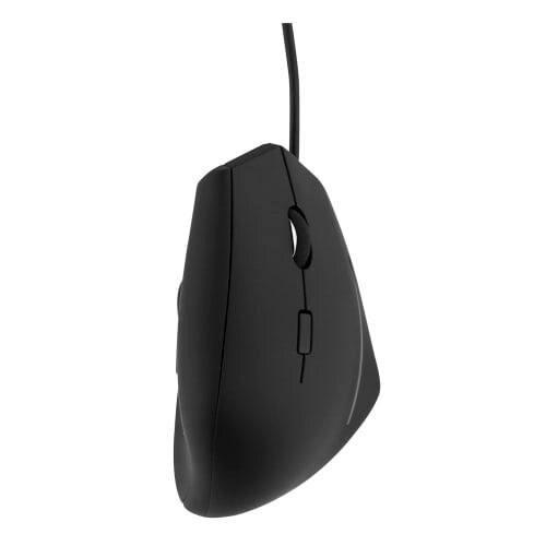 RATON ERGONÓMICO CON CABLE NEGRO ERGO LINE VERTICAL