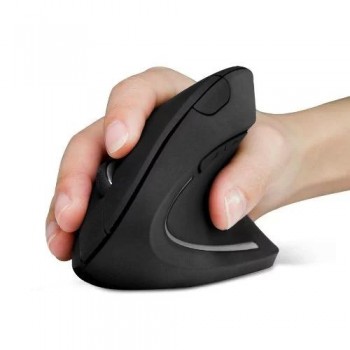 RATON ERGONOMICO VERTICAL NEGRO 6 BOTONES