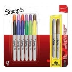 ROTULADORES SHARPIE FINE  PACK 12+2