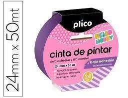 CINTA  ADHESIVA PINTOR BAJA  ADHESION 24MM X 50 MTS