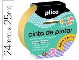 CINTA ADHESIVA PINTOR ESPECIAL CURVAS 24MM X 25 MTS