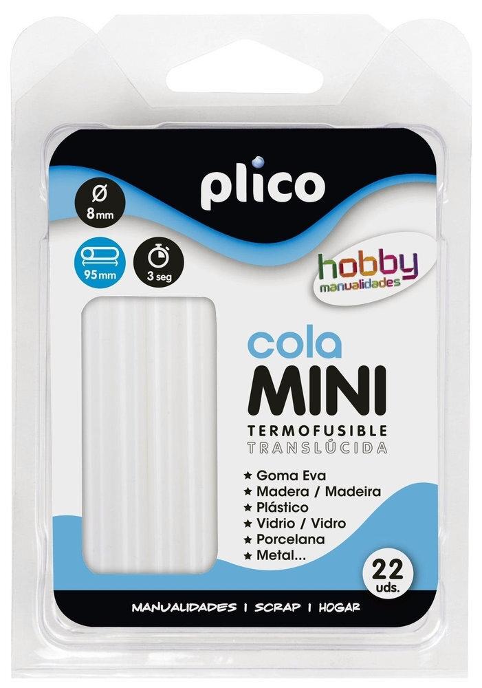 COLA TERMOFUSIBLE EN BARRA PLICO MINI BLISTER DE 22