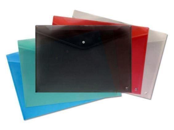 SOBRE EN POLIPROPILENO CON BROCHE A-3 COLORES SURTIDOS