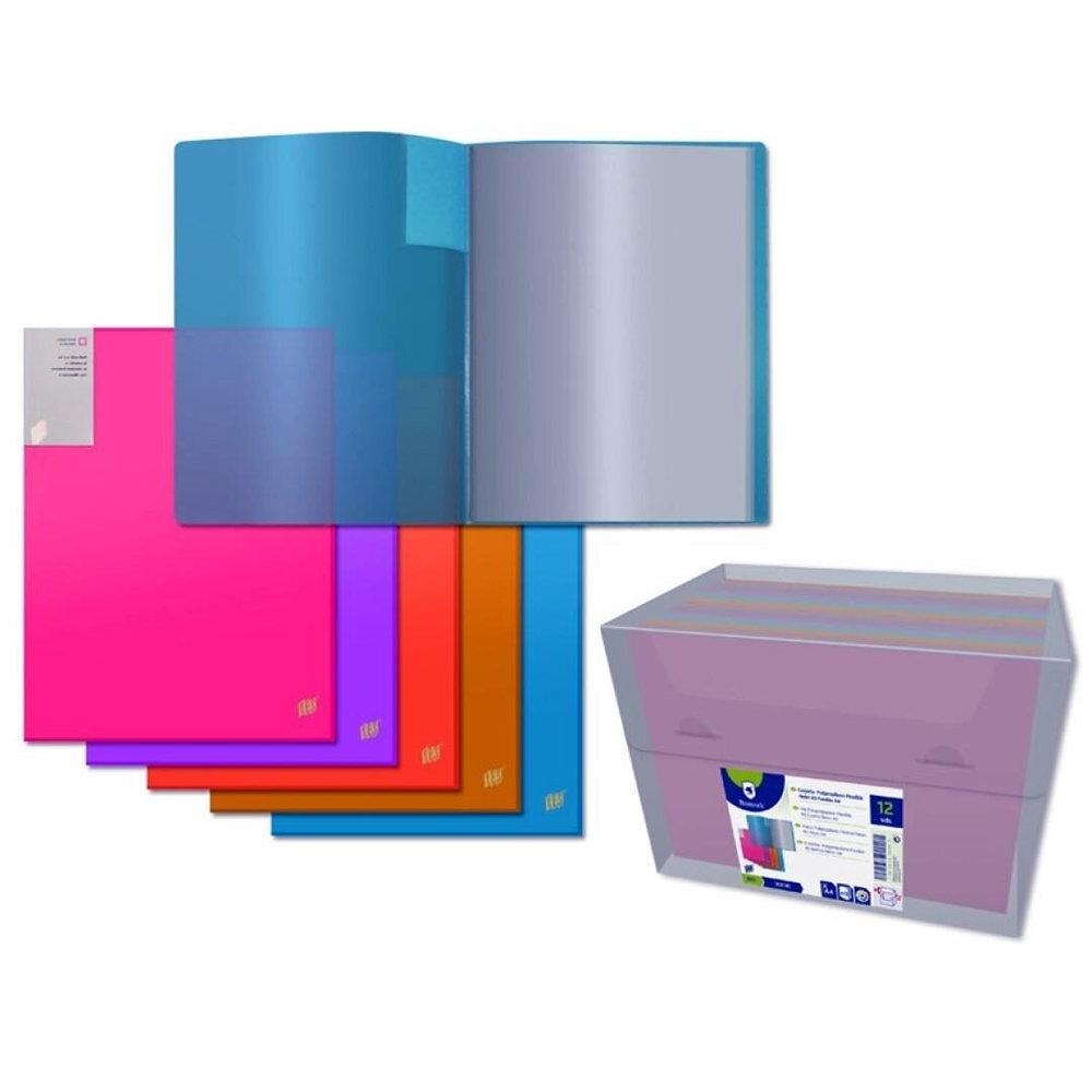 CARPETA 40 FUNDAS COLORES SURTIDOS NEON