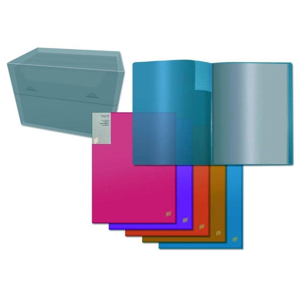 CARPETA 10 FUNDAS BASICO COLORES SURTIDOS PP