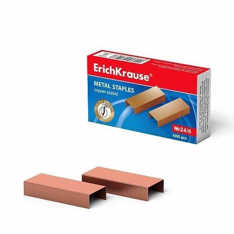 GRAPAS COBREADAS BASICO 24/6 CAJA DE 1000