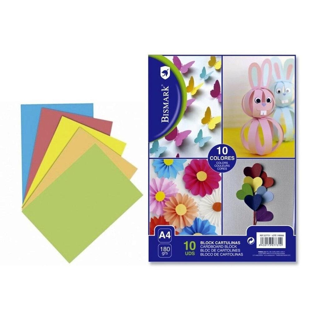 BLOC CARTULINA COLORES 10 HOJAS