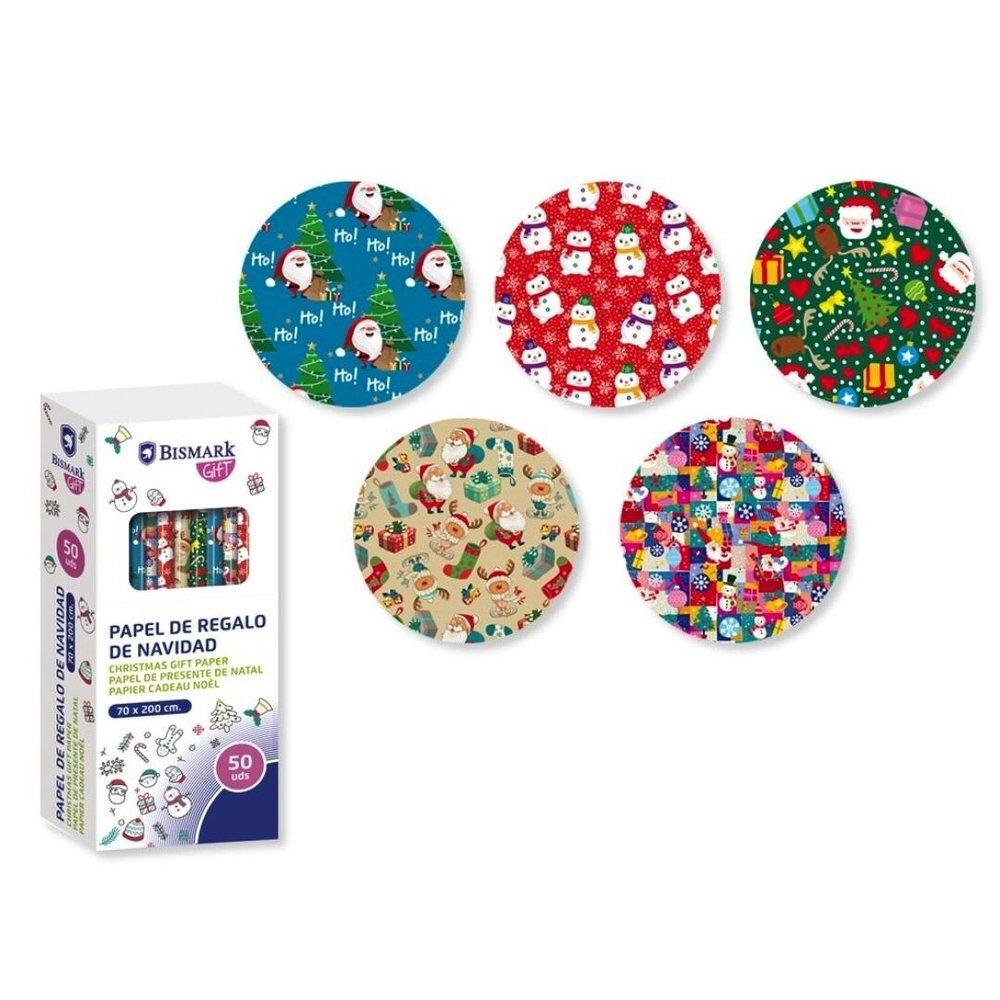 PAPEL DE REGALO NAVIDAD 70X200