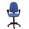SILLA  ALGARRA  AZUL BRAZOS FIJOS PIQUERAS Y CRESPO