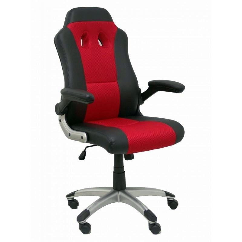 SILLA GAMING TALAVE SIMILPIEL NEGRO Y ROJO