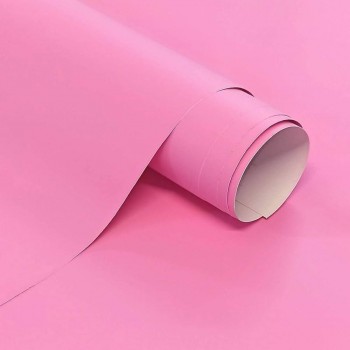 FILM ADHESIVO 50X200CM COLOR ROSA MATE