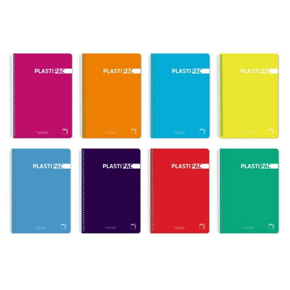 CUADERNO PACSA FOLIO TAPA POLIPROPILENO  PAUTA 2,5MM