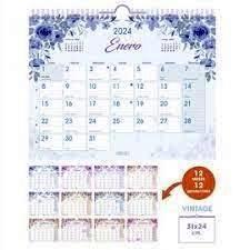 CALENDARIO ANUAL 2027 SENFORT PARED VINTAGE 31X24CM