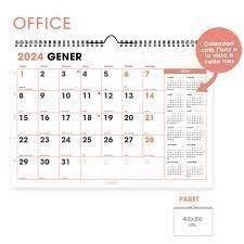 CALENDARIO ANUAL 2027 SENFORT PARED OFFICE 42X30CM