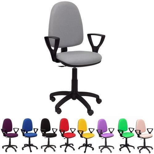 SILLA DE OFICINA MODELO AYNA TAPIZADO BALI CON BRAZOS FIJOS