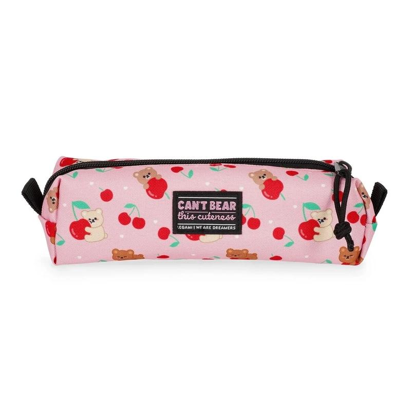 ESTUCHE TELA LEGAMI - TEDDY BEAR - CHERRY