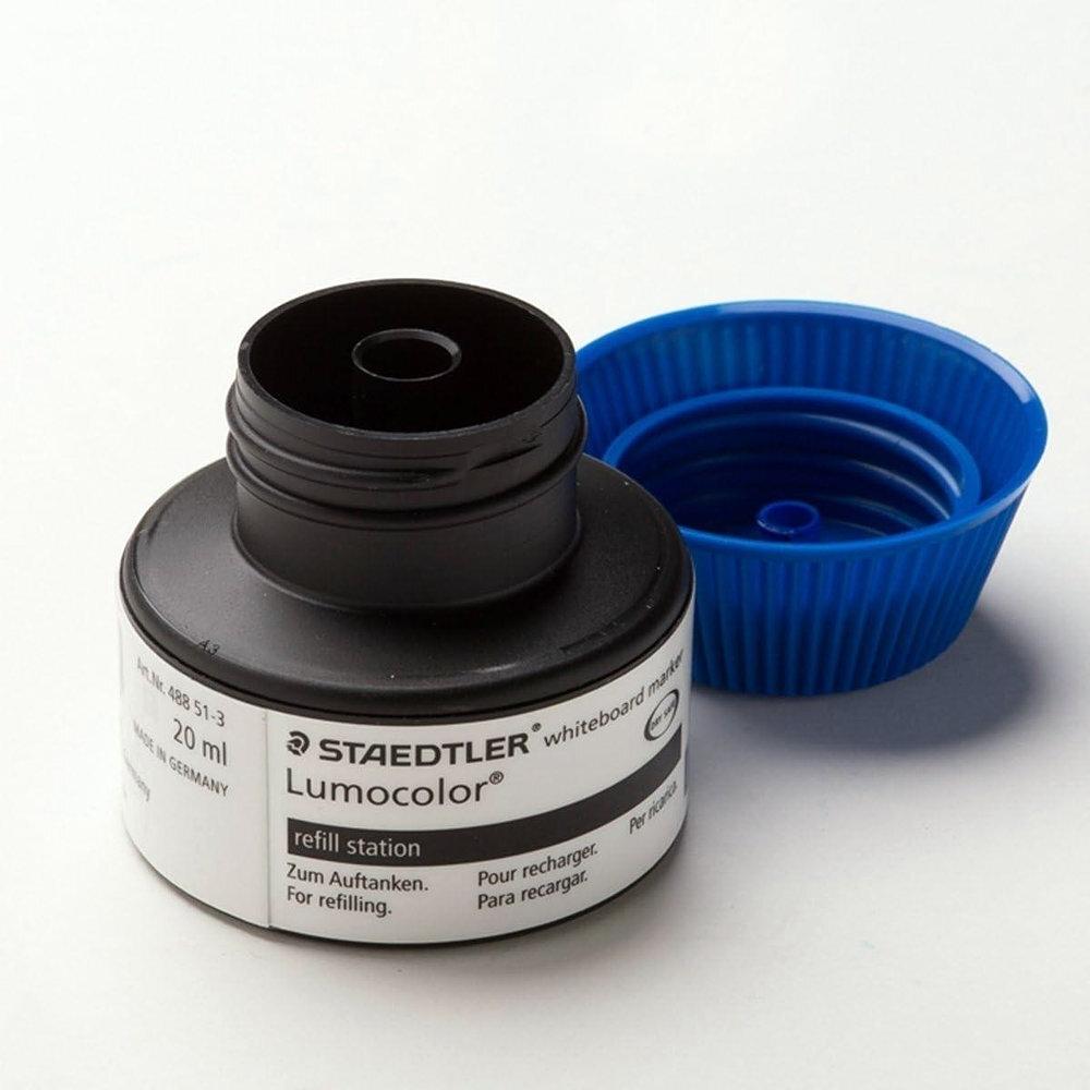 FRASCO TINTA PARA MARCADORES PERMANENTE STAEDTLER 350 Y 352 30ML