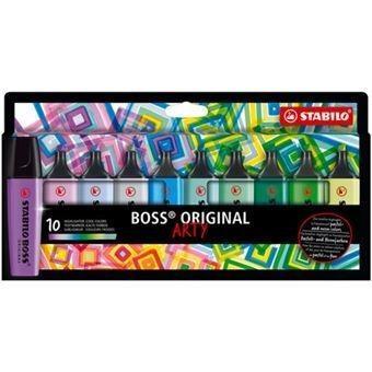 Estuche 10 uds. Stabilo Boss colores fríos