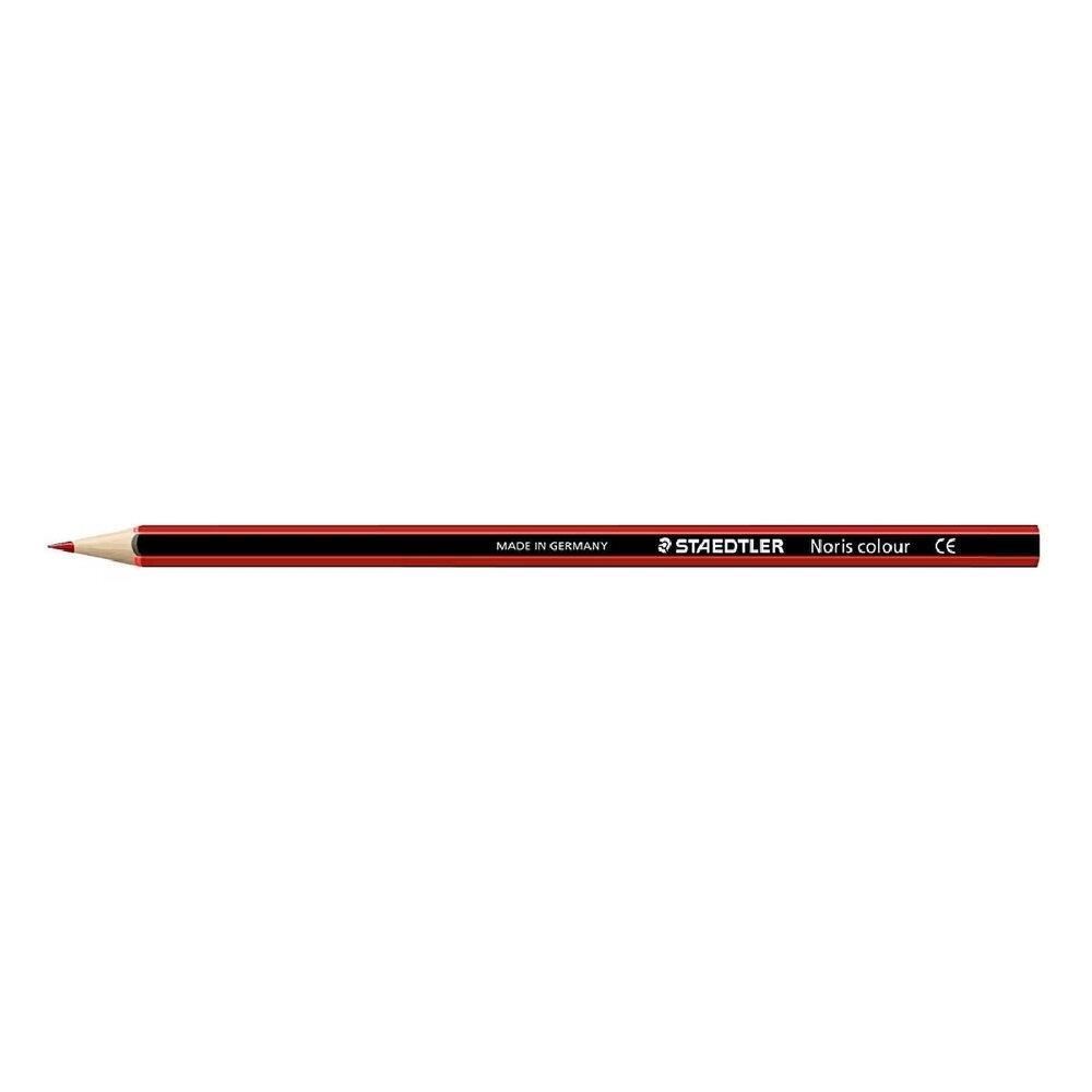 STAEDTLER CAJA 12 LAPICES ROJO NORIS COLOUR 185
