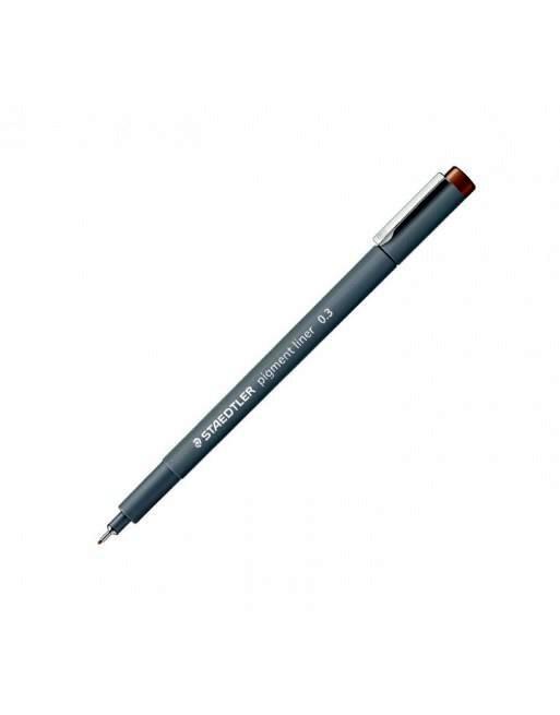 ROTULADOR CALIBRADO STAEDTLER PIGMENT LINER 0,3 MM MARRÓN
