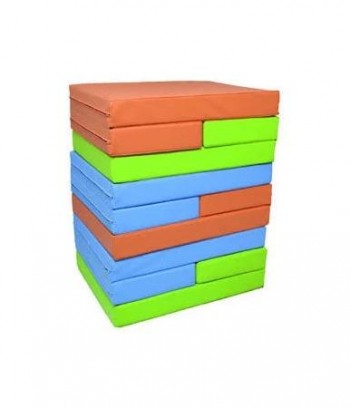 COLCHON DE DORMIR PLEGABLE 110X60X10 COLORES SURTIDOS