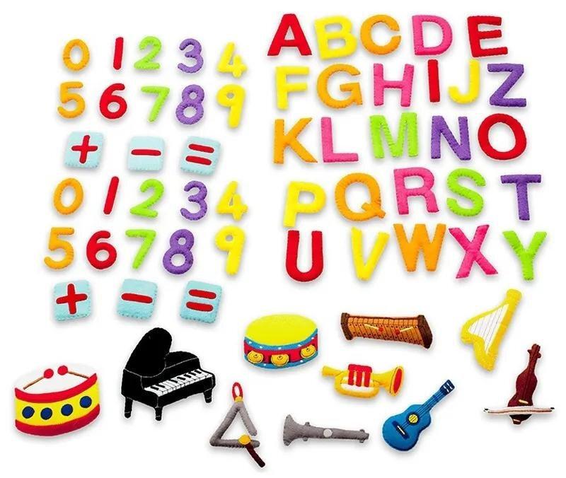 PACK  INSTRUMENTOS MUSICALES VELCROS PARA TAPZ (62 PIEZAS)