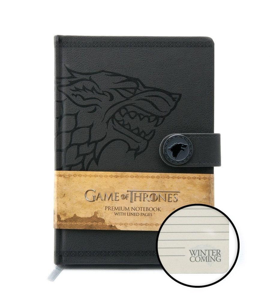 LIBRETA A5 PREMIUM JUEGO DE TRONOS STARK