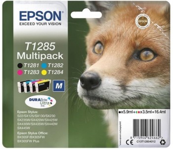 EPSON CARTUCHO INKJET TINTA BLISTER PACK-4 T1285