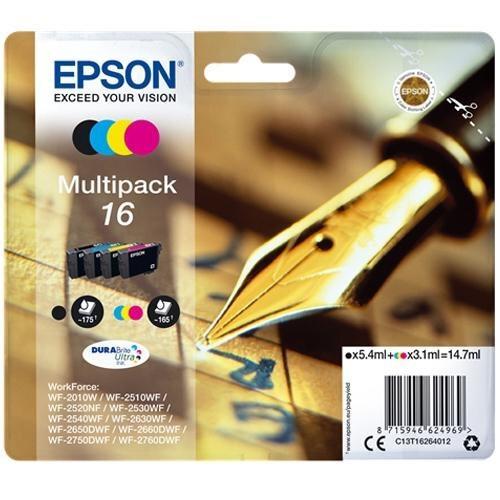 EPSON CARTUCHO 16 TRICOLOR INYEC WF-2010 PACK 4