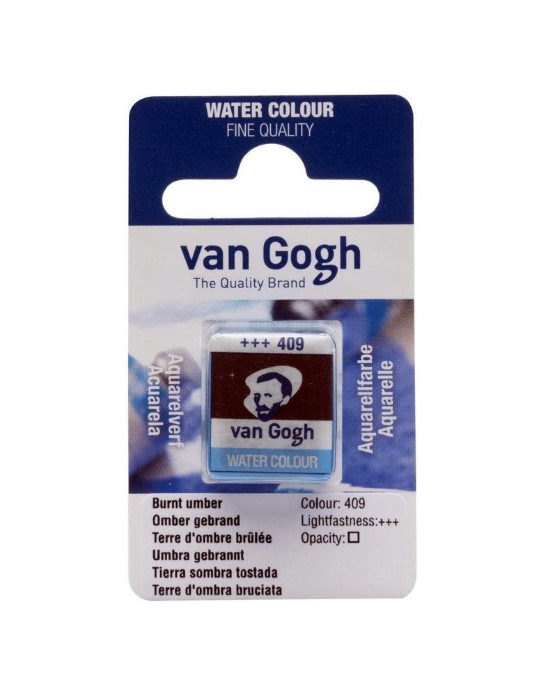 ACUARELA VAN GOGH PASTILLA TIERRA SOMBRA TOSTADA 409