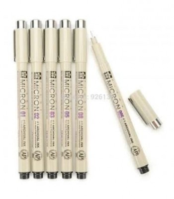 PIGMA MICRON ESTUCHE 6 PUNTAFINAS NEGROS SAKURA