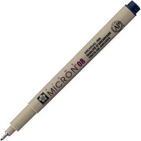 ROTULADOR CALIBRADO SAKURA PIGMA MICRON 08 - 0.50 MM - NEGRO