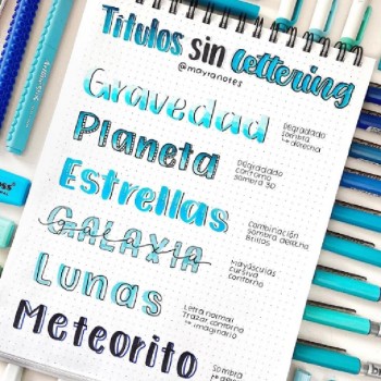 TALLER TITULOS CREATIVOS CON TECNICA LETTERING
