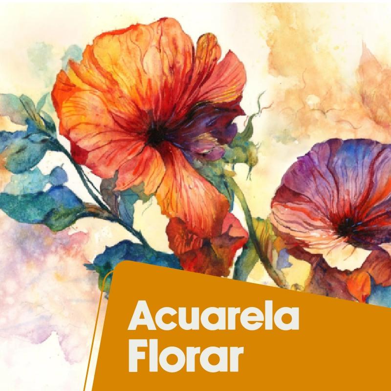 TALLER ACUARELA FLORAL 28 MARZO 17:00-19:00