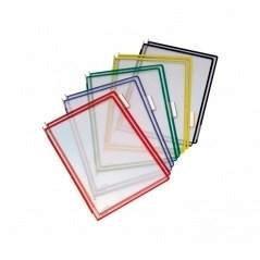 FUNDA TARIFOLD CON PIVOTES A4 con MARCO SURTIDO PAQUETE de 10