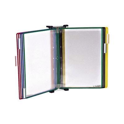 TARIFILD CLASIFICADOR METALICO DE PARED A-4 APERTURA SUPERIOR 10 FUNDAS PVC
