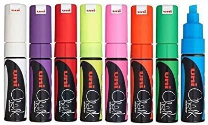 ROTULADOR TIZA LIQUIDA UNIBALL TRAZO GRUESO 8,0 mm