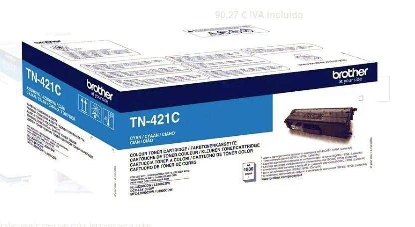 TONER BROTHER TN421C CIAN