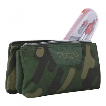 ESTUCHE TOTTO TRIPLE CHICO CAMUFLAJE