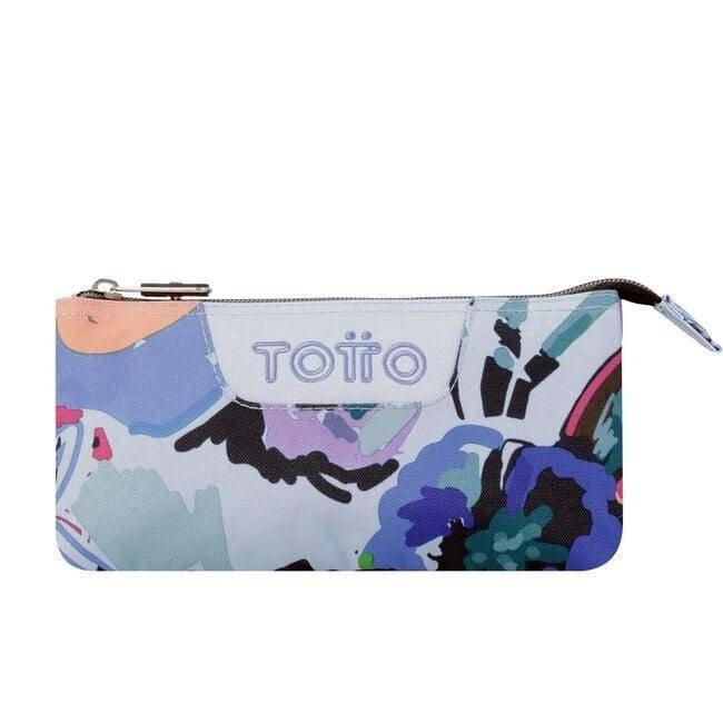 ESTUCHE TOTTO TRIPLE LIENZO FLORAL 22 4H1