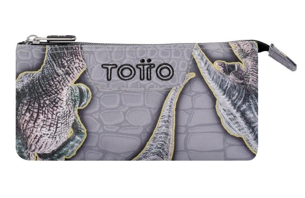 ESTUCHE TOTTO TRIPLE DINOSAURIOS 22 4Y5