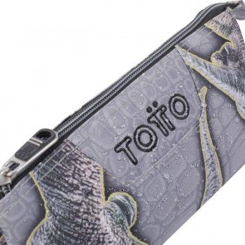 ESTUCHE TOTTO TRIPLE DINOSAURIOS 22 4Y5