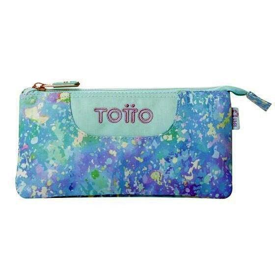 ESTUCHE TOTTO TRIPLE CHICA  GLITTER 0JG