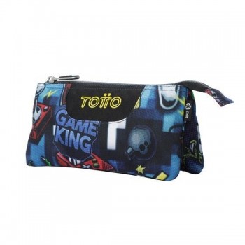 ESTUCHE TOTTO TRIPLE CHICO GAMERTAG  0JI