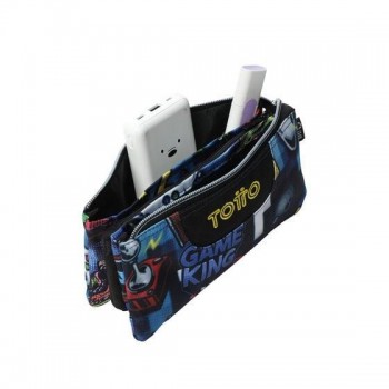 ESTUCHE TOTTO TRIPLE CHICO GAMERTAG  0JI