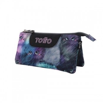 ESTUCHE TOTTO TRIPLE CHICA KITTEN 6YV