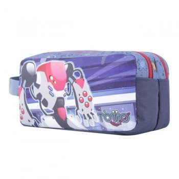 ESTUCHE TOTTO ATLAS DOBLE AZUL 2JWU